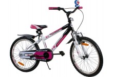 Dětské kolo BMX Rbike 20" pink